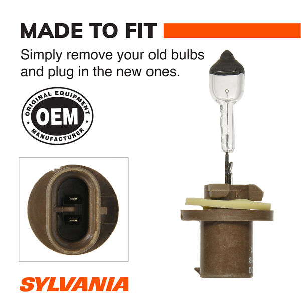 SYLVANIA 893 Basic Fog Bulb, 1 Pack - Sylvania